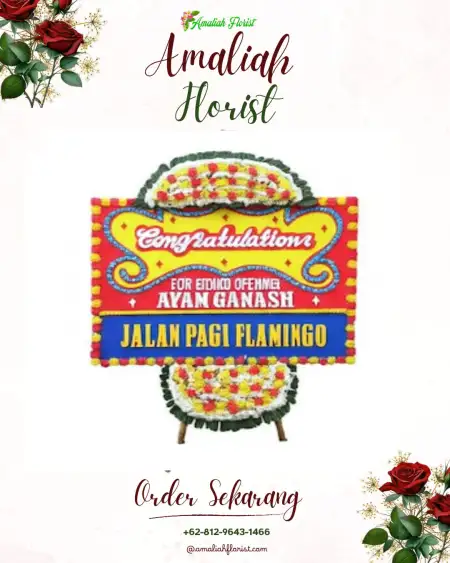 Sewa Papan Bunga Balai Ikabara Bojonggede
